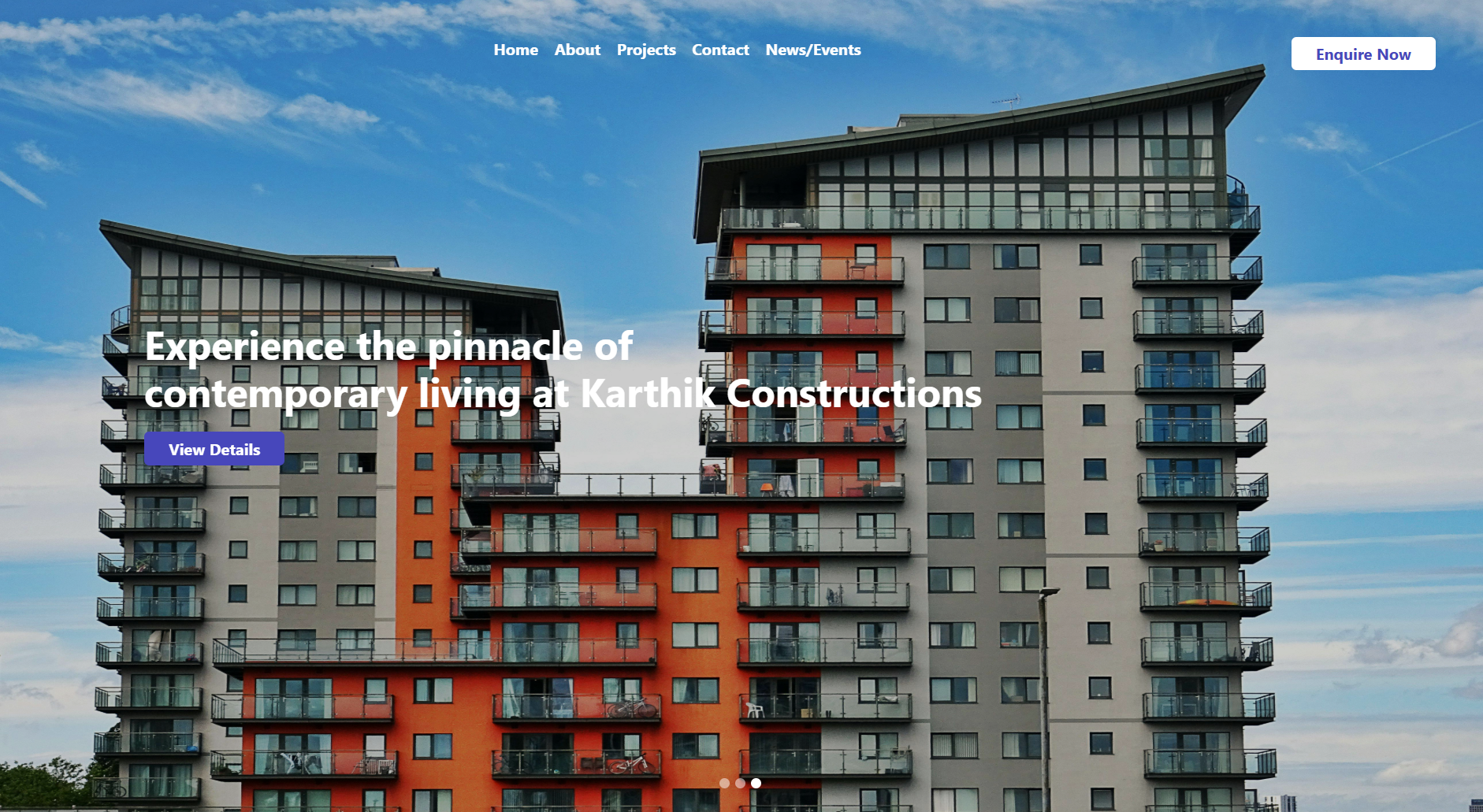 Construction project preview 